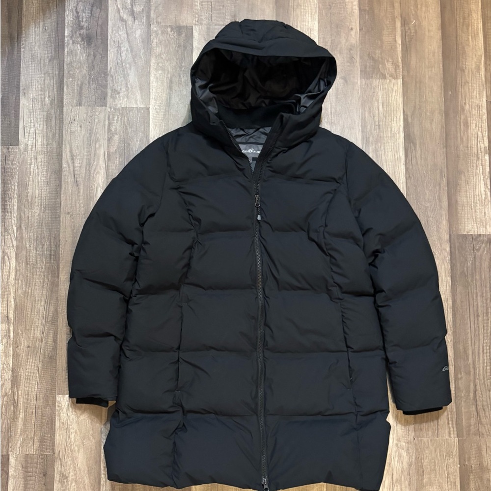 Women's Black Down Parka
